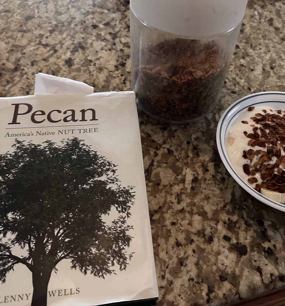 photo of book and granola 