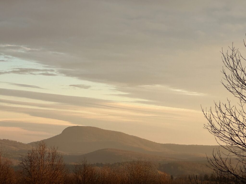 Early morning photo of Buffalo Mountain taken on Feb. 8, 2023. Photo taken by Jeff Garrison