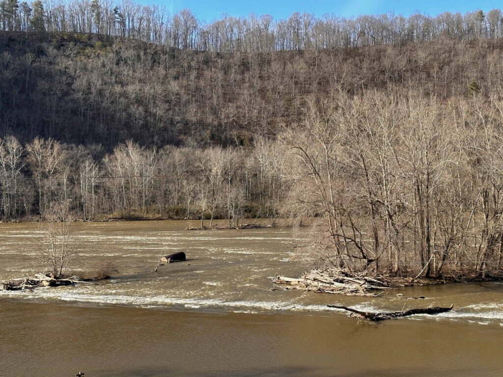 Photo of Foster Falls, along the New River. Photo by Jeff Garrison 