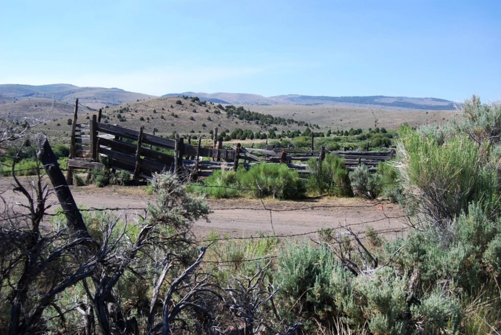 Ranching operations the desert near Cedar City, Utah. Photo by Jeff Garrison 