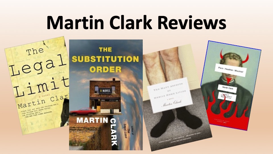 Author Clark title cover with his books