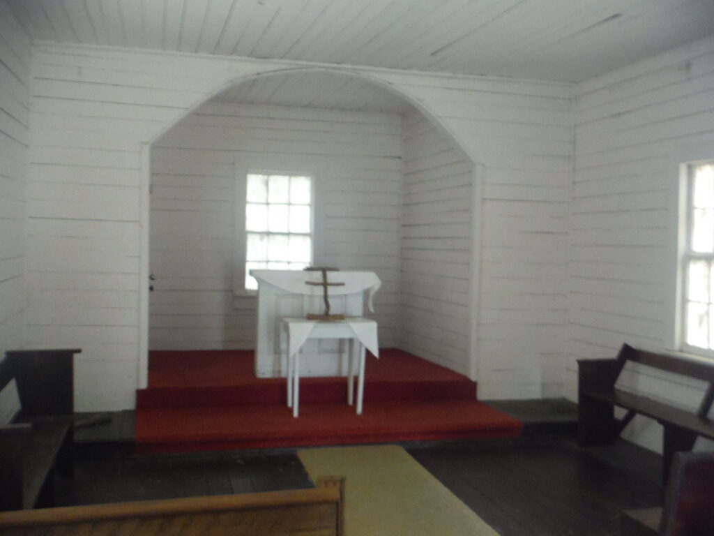 inside of First African Baptist Church