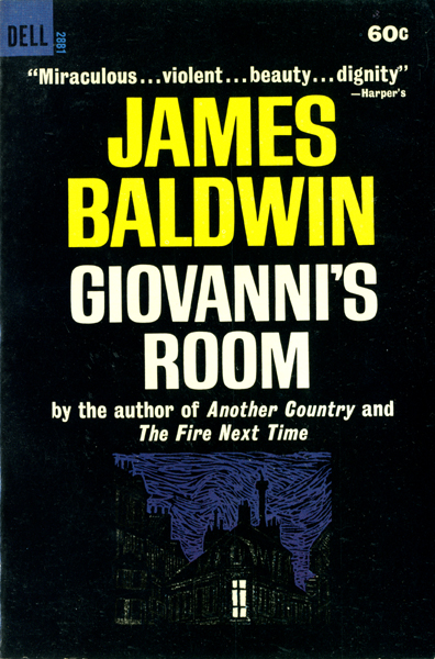 Cover photo of the copy of Giovanni's Room that I lent Harold 