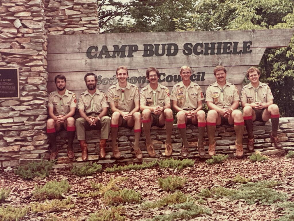 Key staff at Camp Bud Schiele, 1984