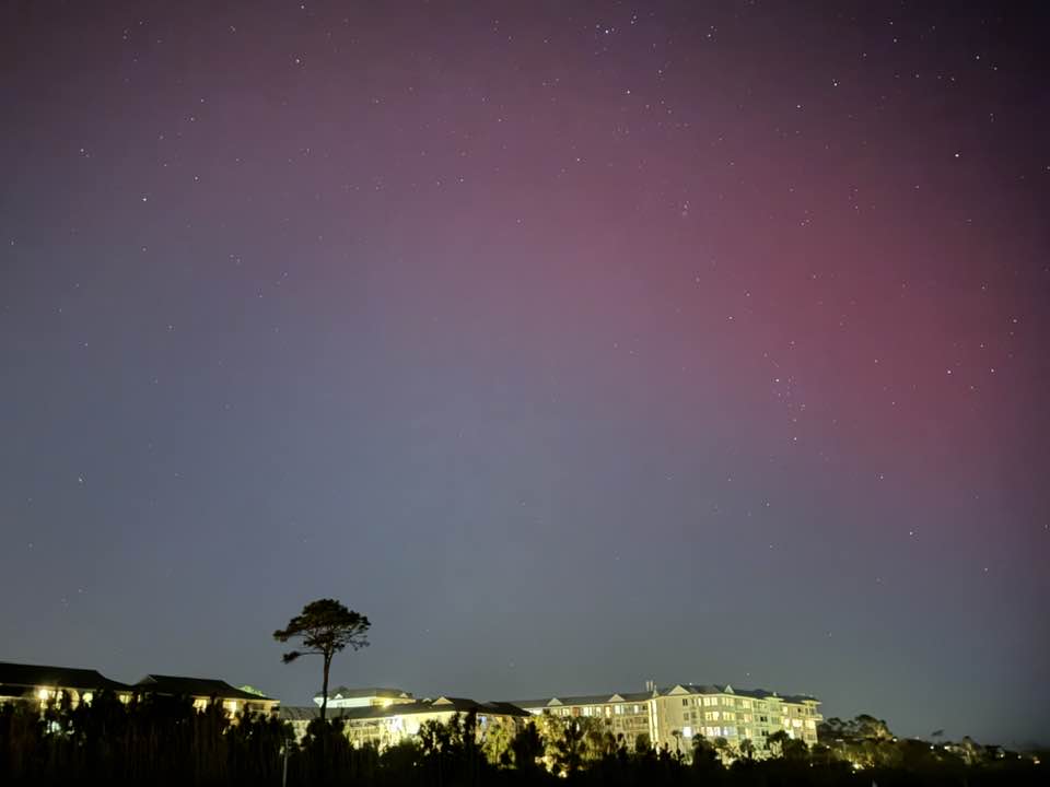 aurora over Hilton Head, October 10, 2024