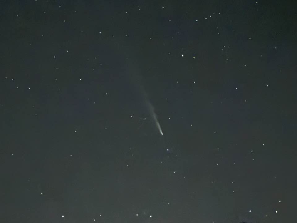 Comet taken from home in October 2024