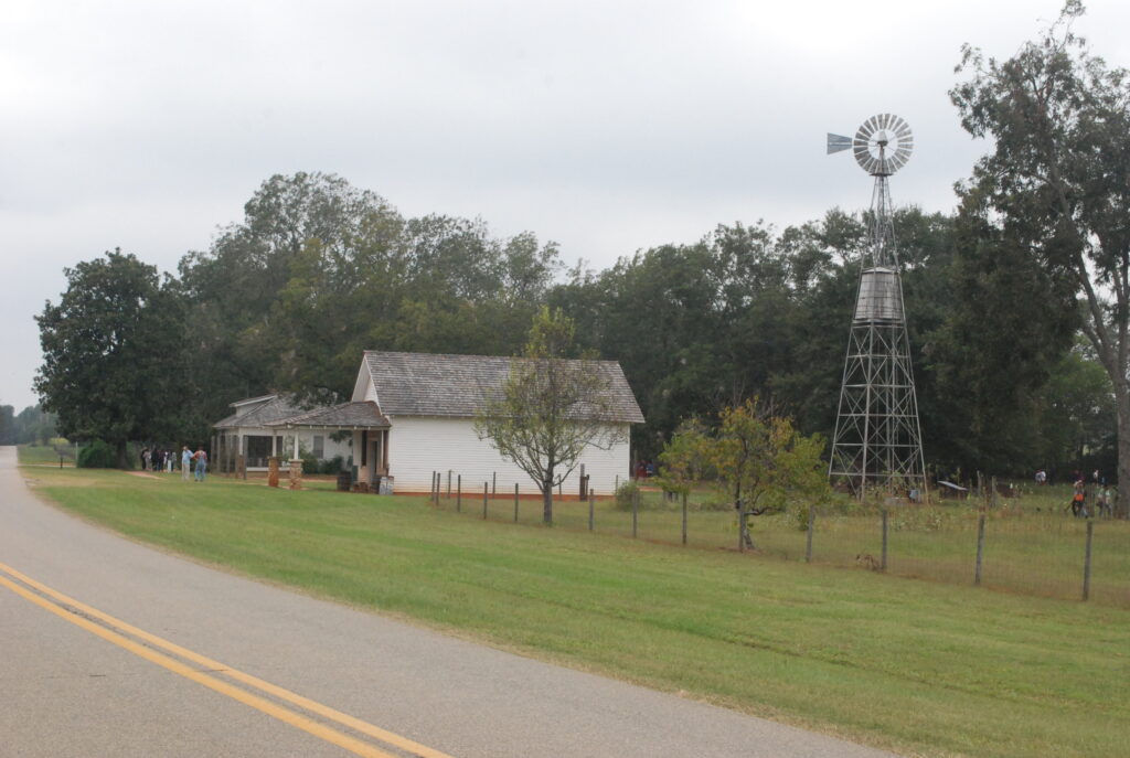 Jimmy Carter's homestead (where he grew up)