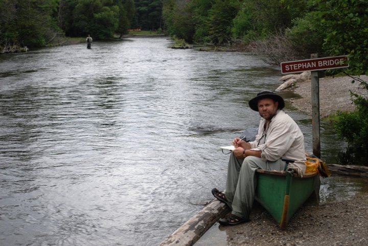 on the Au Sable River