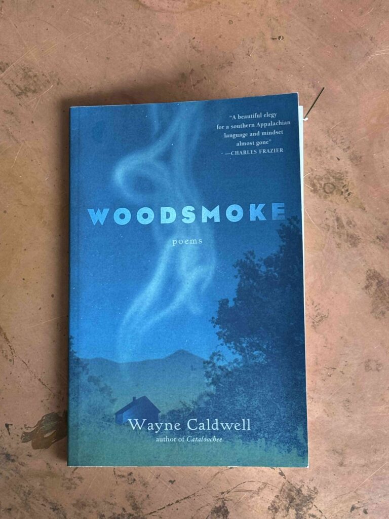 "Woodsmoke" photo of book cover