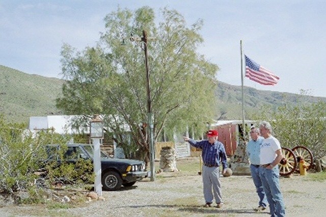 Old Behren homestead in the Mojave