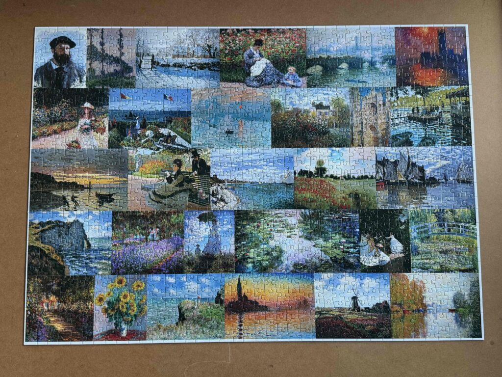 Monet masterpiece puzzle
