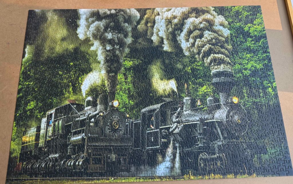 Shay locomotive puzzle