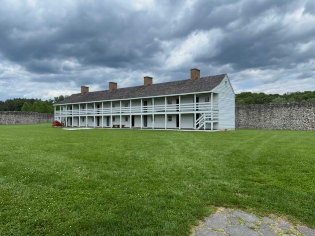 Inside Fort Frederick