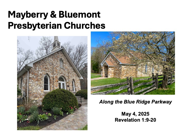 Title Slide with photos of the two rock churches