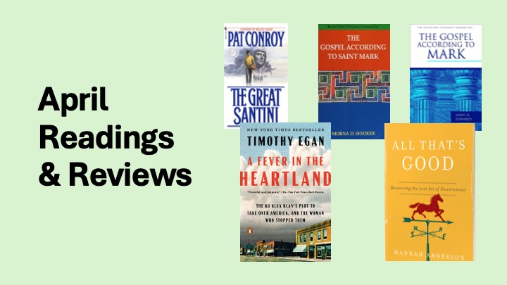 title slide with book covers