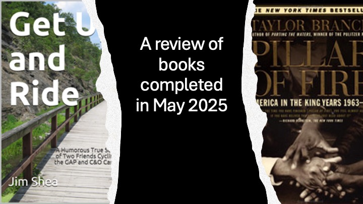 cover of books I competed during May 2025