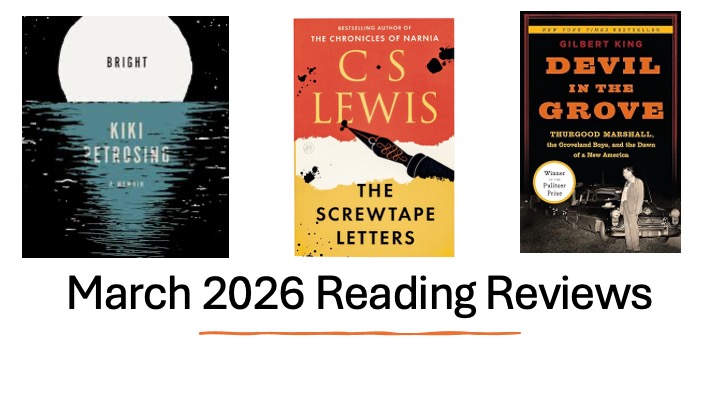 Book covers for those books reviewed