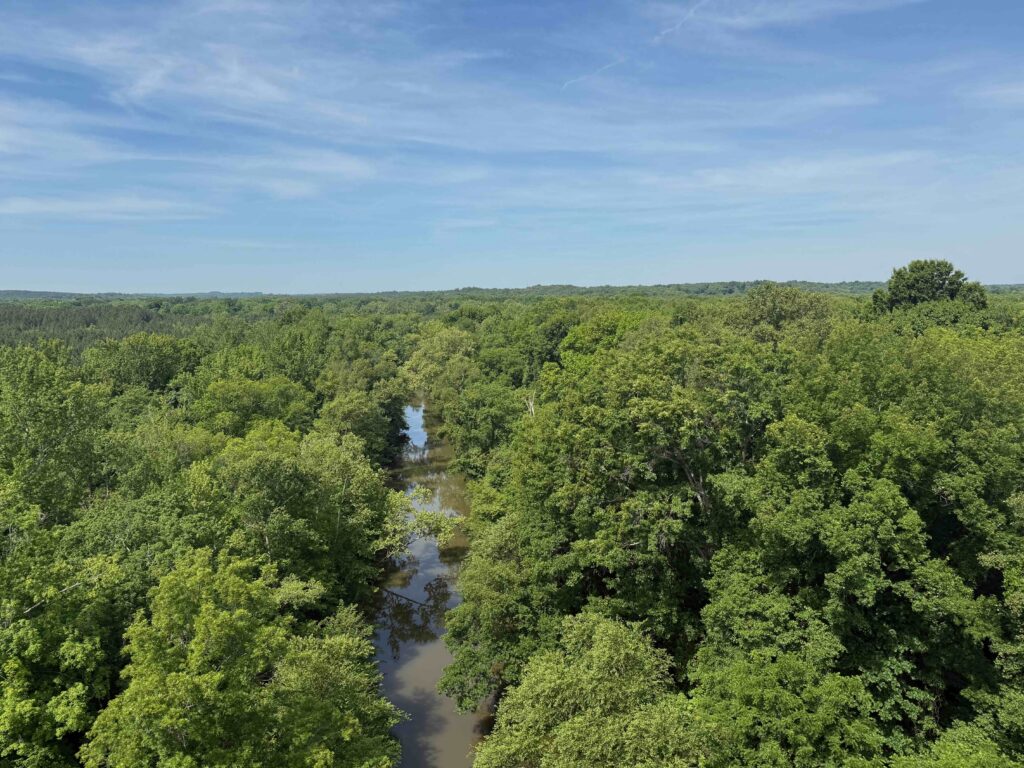 Appomattox. River from High Bridge