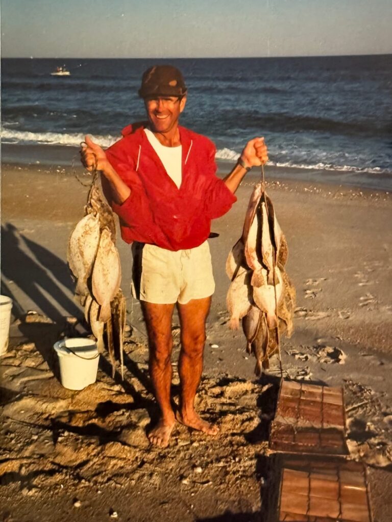 My Dad's catch, fishing on Masonboro Island