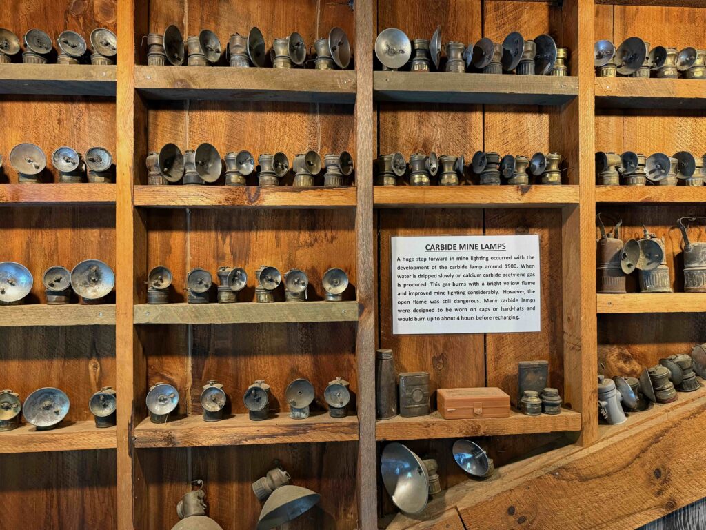 Collection of mining lanterns