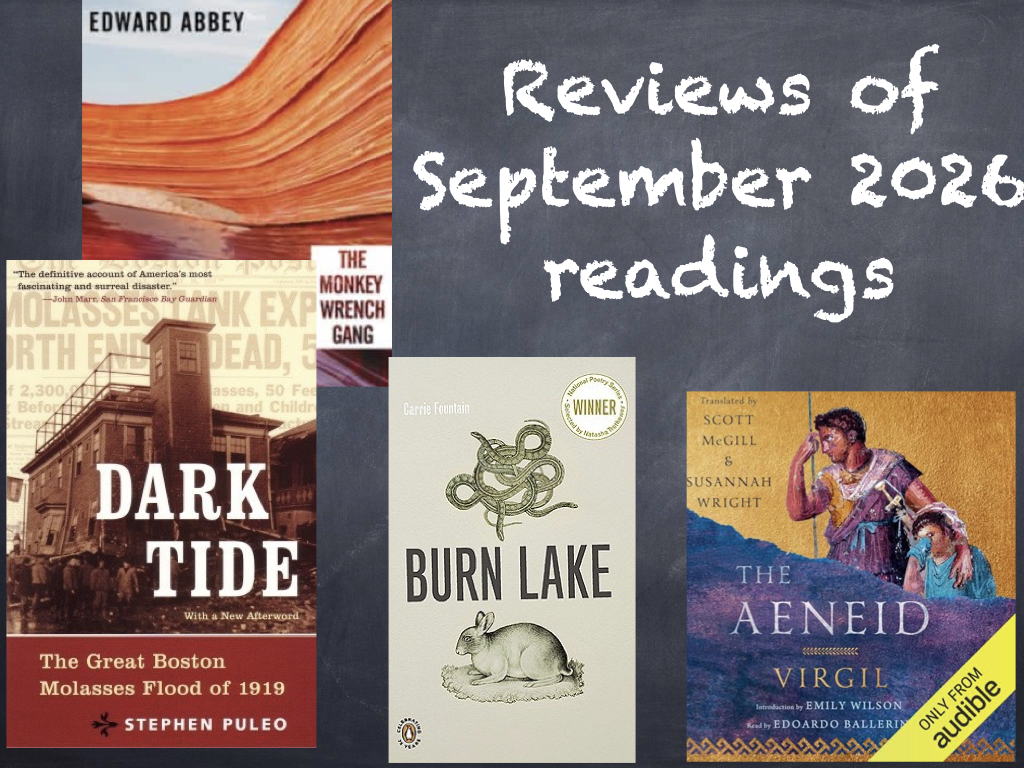 title slide with book covers